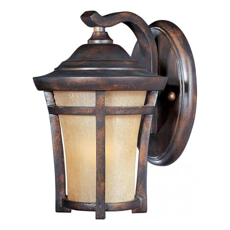 Maxim One Light Copper Oxide Golden Frost Glass Wall Lantern 40162GFCO